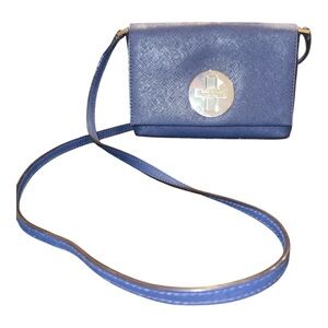 Kate Spade Newbury Lane Sally Saffiano Navy Leather Crossbody Purse P 15